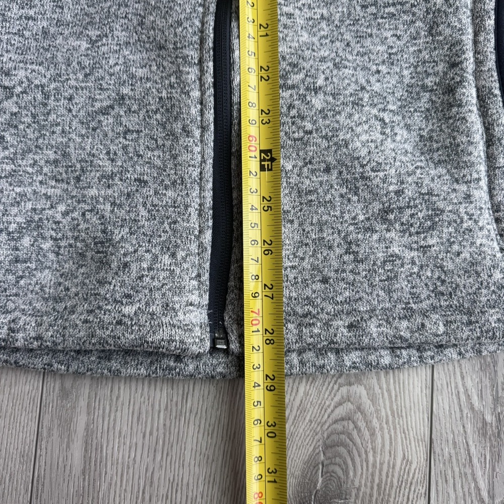 Orvis Fleece Sleeveless Full Zip Vest Men's size XL Heather Gray Outdoors EUC - Picture 8 of 12